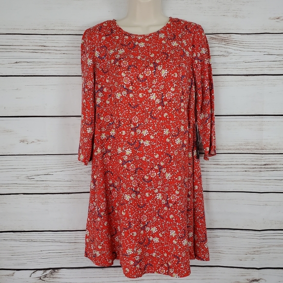 As U Wish Dresses & Skirts - As U Wish | Floral Rayon Midi Babydoll Dress